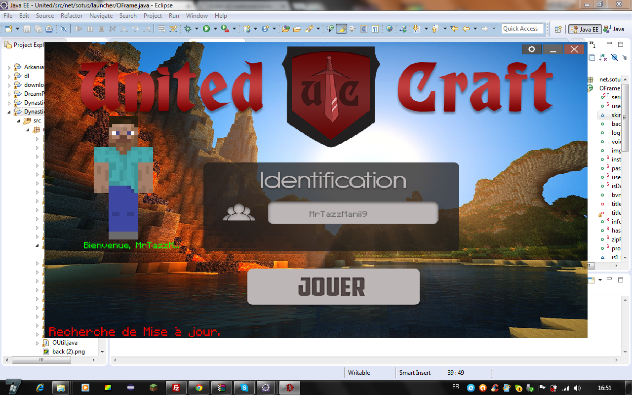 rajout d'un skin Minecraft sur launcher custom - help ! par bayramtus